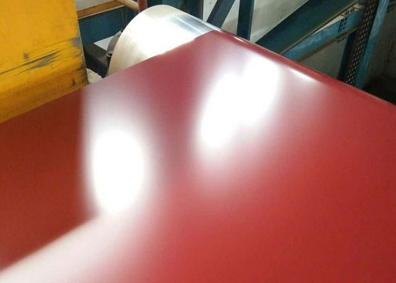 La perfection en acier multicolore de bobine de PPGL a enduit la taille d'une première couche de peinture galvanisée de tôle d'acier adaptée aux besoins du client